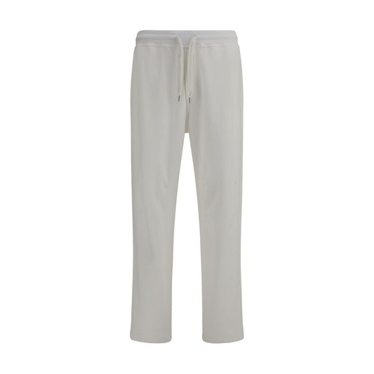 White Cotton Joggers (Workout Pants)