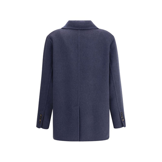 Blue Cashmere Coat