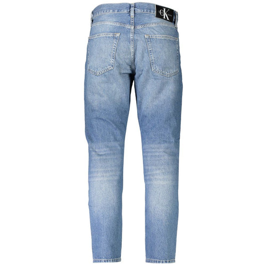 Blue Cotton Men Jeans