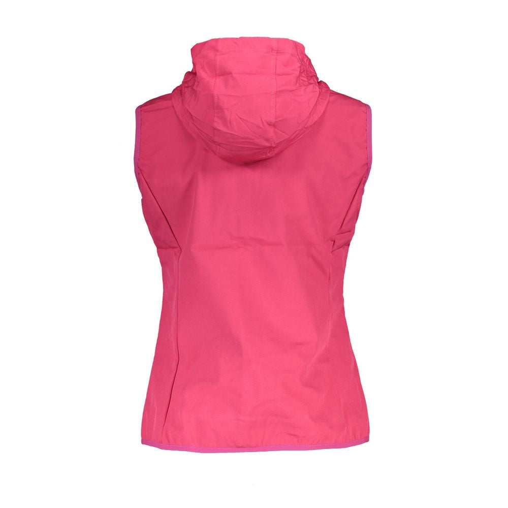 Pink Polyester Women Jacket
