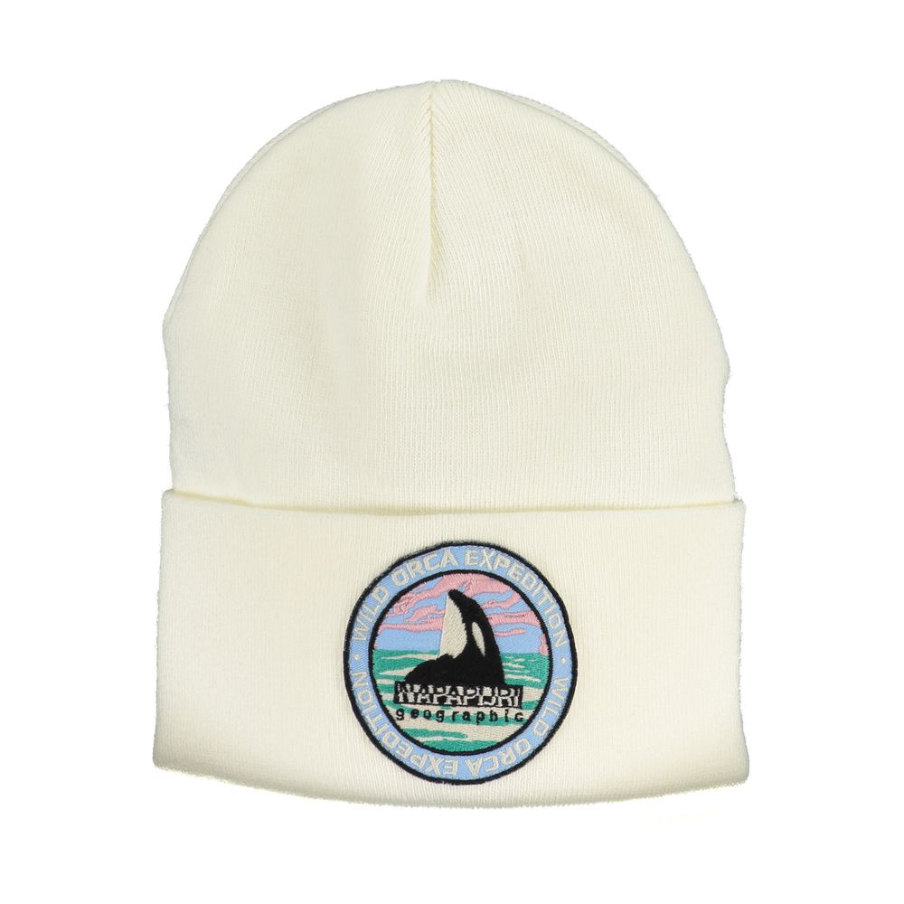 White Marabou Men Cap