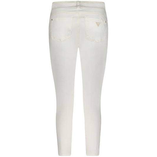 White Cotton Women's Skinny Jean