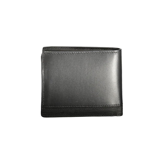 Black Leather Men Wallet