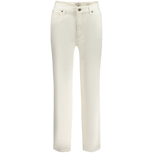 White Cotton Women Jeans