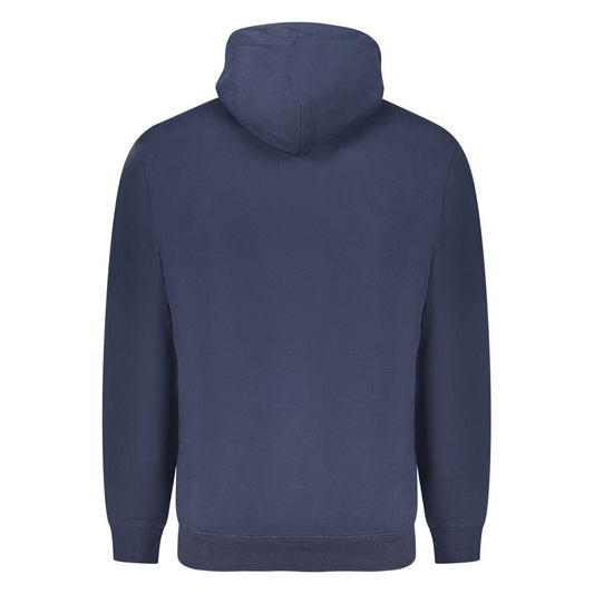 Blue Cotton Men Sweater
