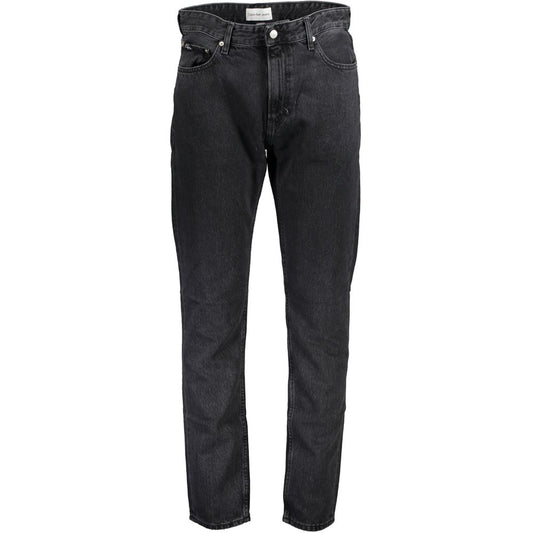 Black Cotton Men Jeans