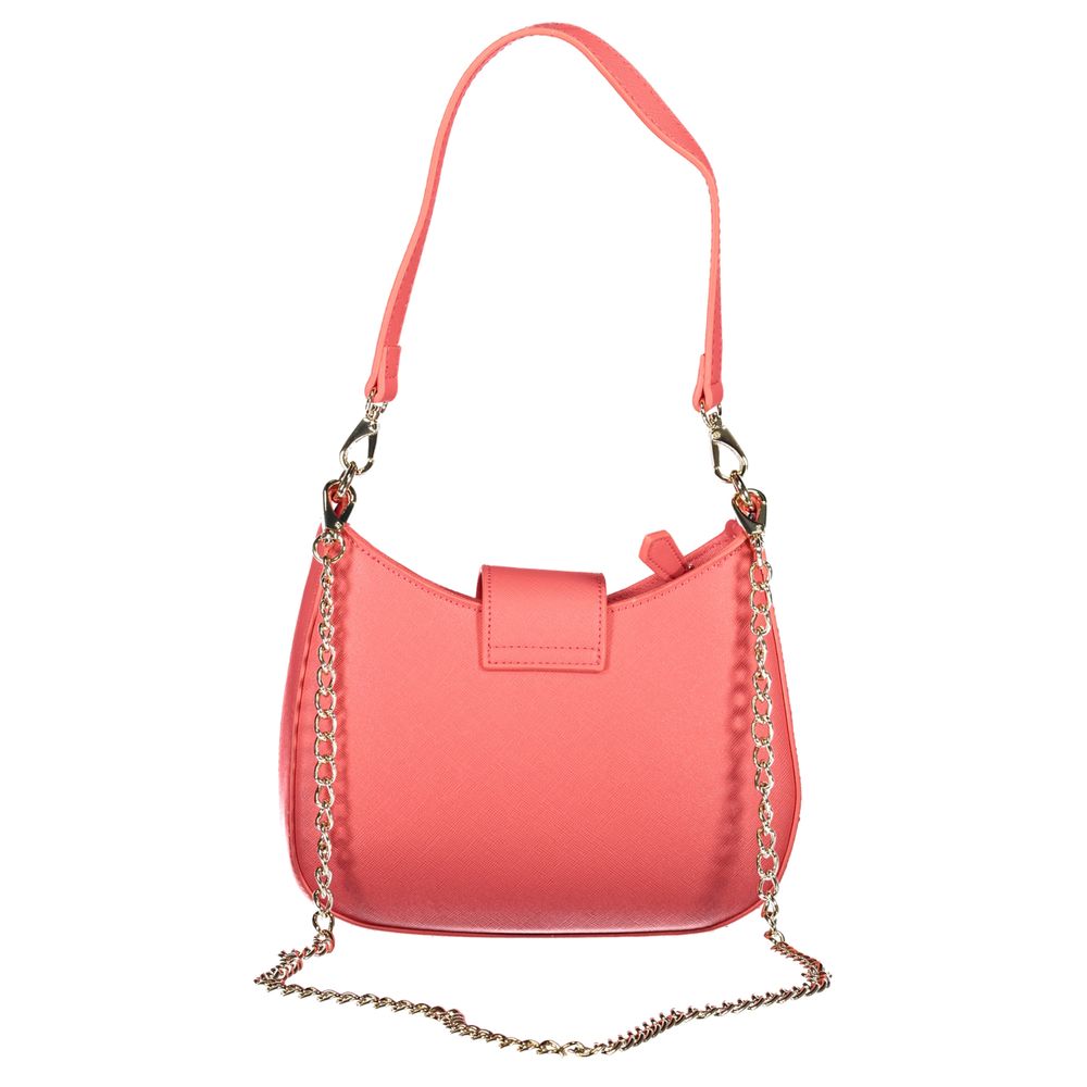 Pink Polyethylene Handbag