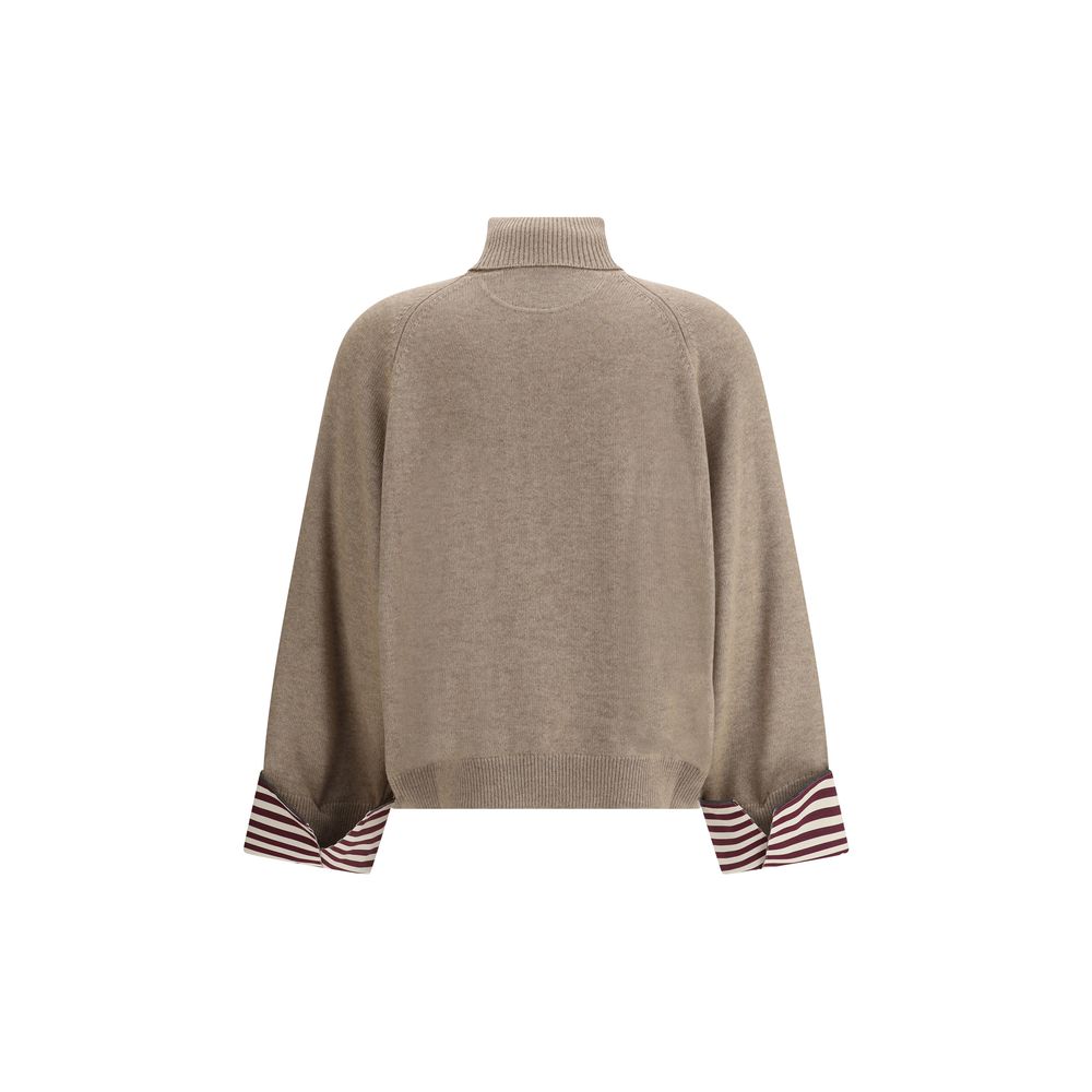 Beige Cashmere Cashmere Sweater