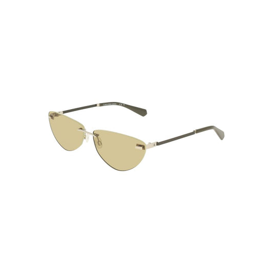 Green Metal Women Sunglass