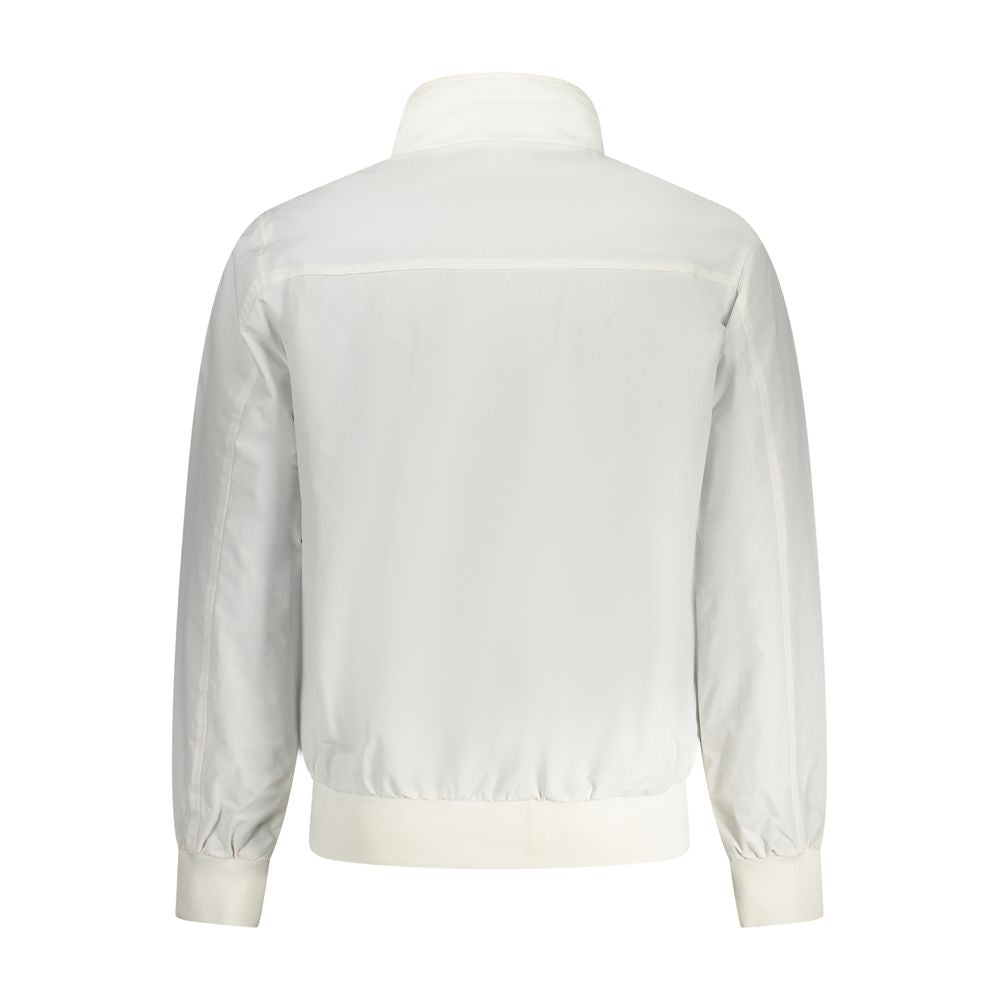 White Polyamide Men Jacket