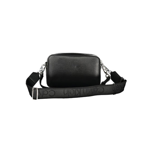 Black Polyethylene Women Handbag