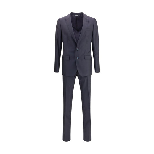 Black Fleece Wool Two-Piece Suit