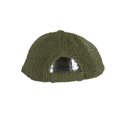 Green Polyester Men Cap