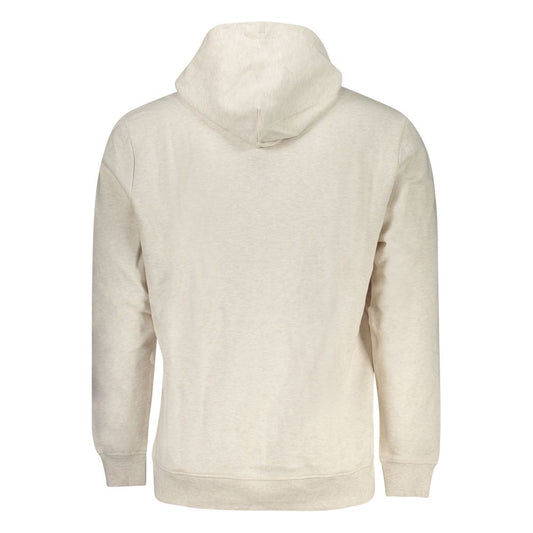 Beige Cotton Men Sweater