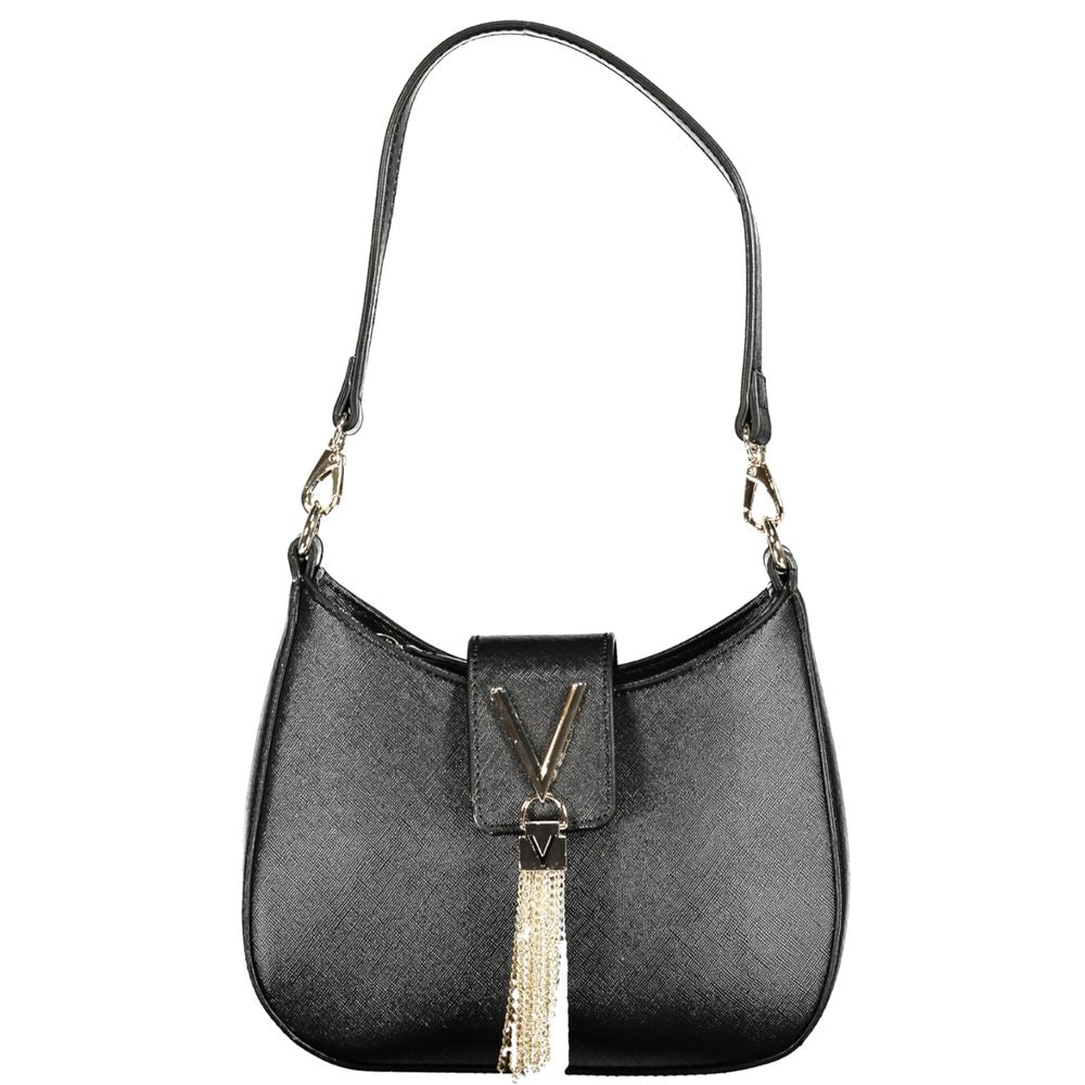 Black Polyethylene Women Handbag