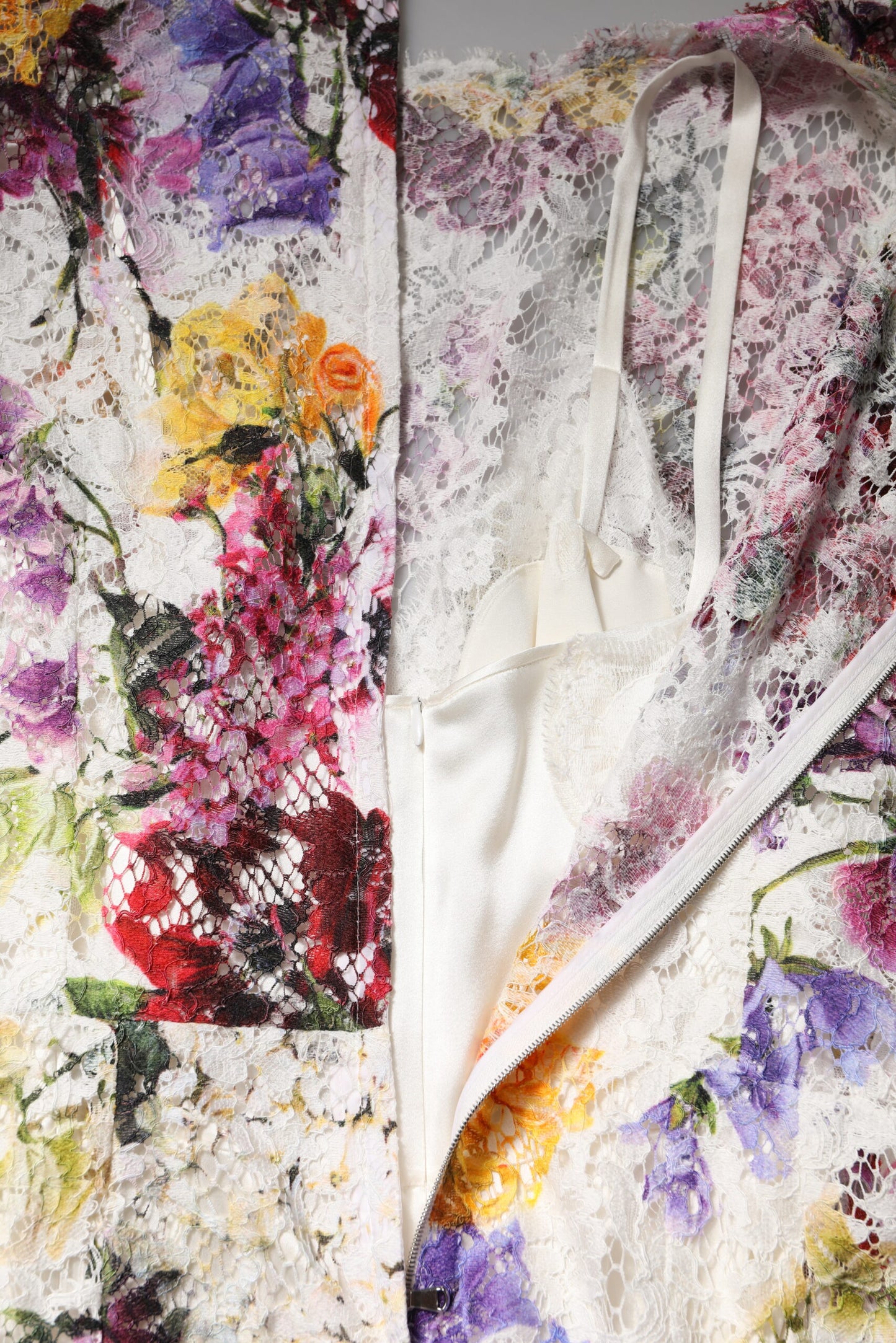 Multicolor Floral Long Sleeve A-line Dress