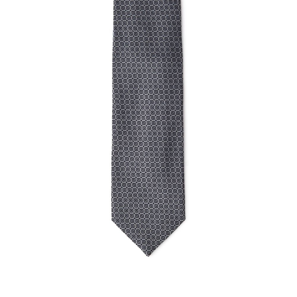 Gray Silk Tie