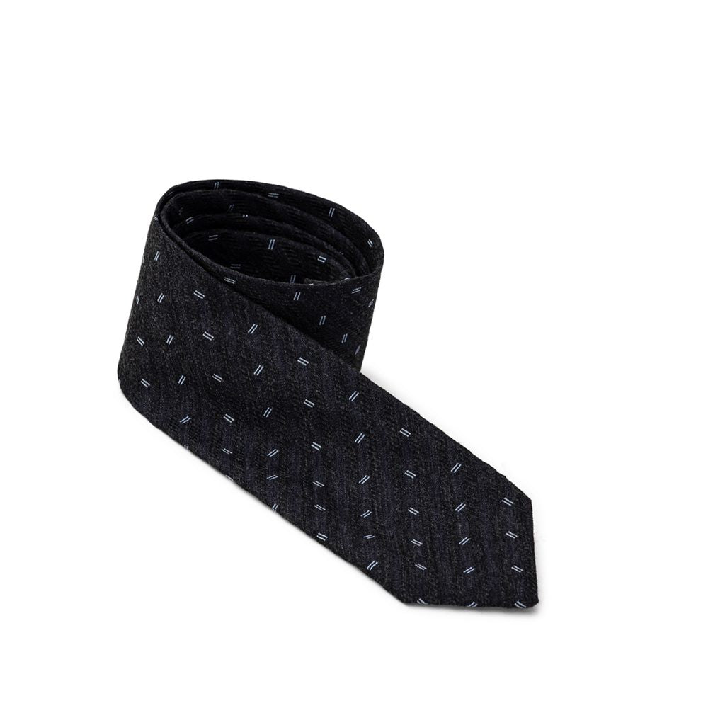 Gray Silk Tie