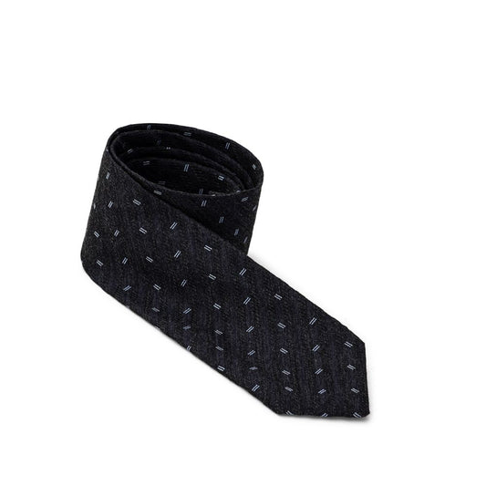 Gray Silk Tie