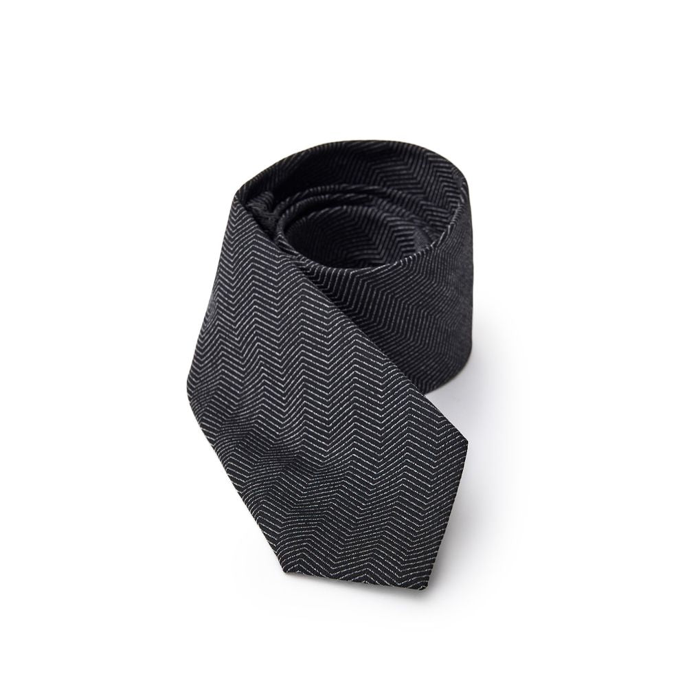 Black Silk Tie
