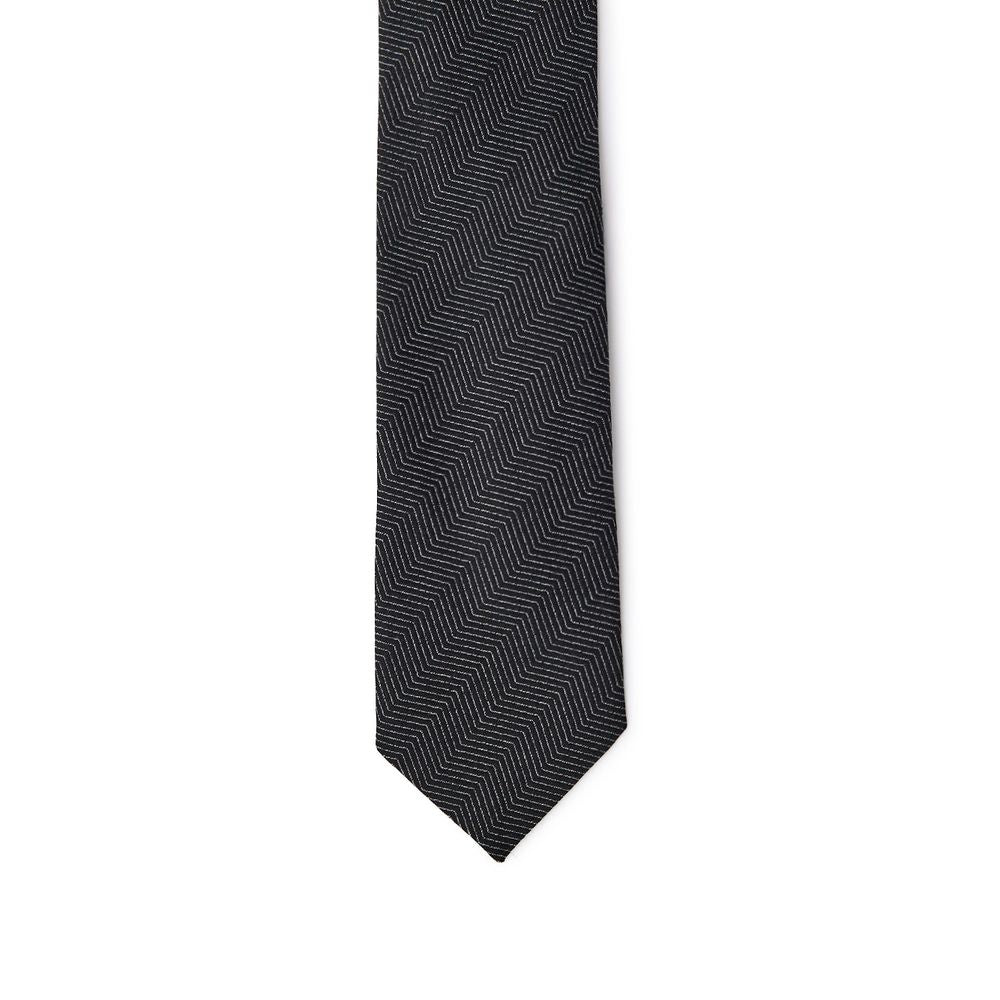 Black Silk Tie