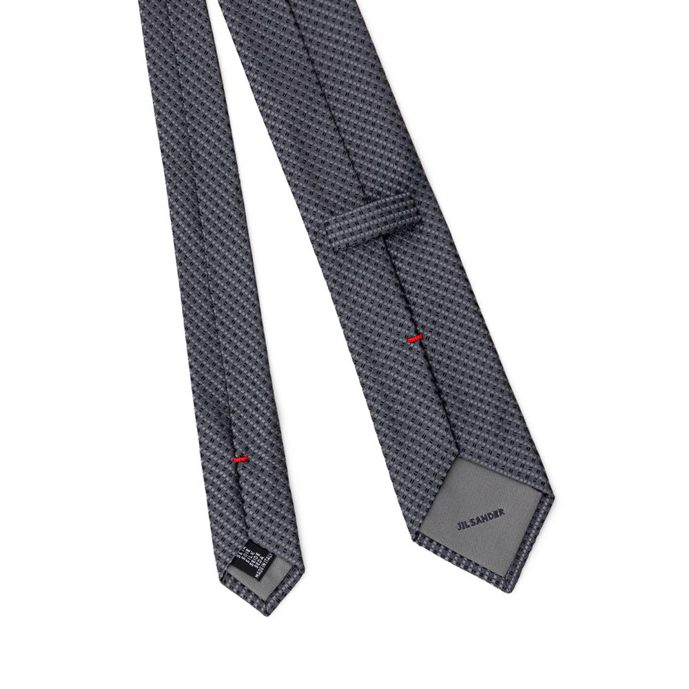 Gray Silk Tie
