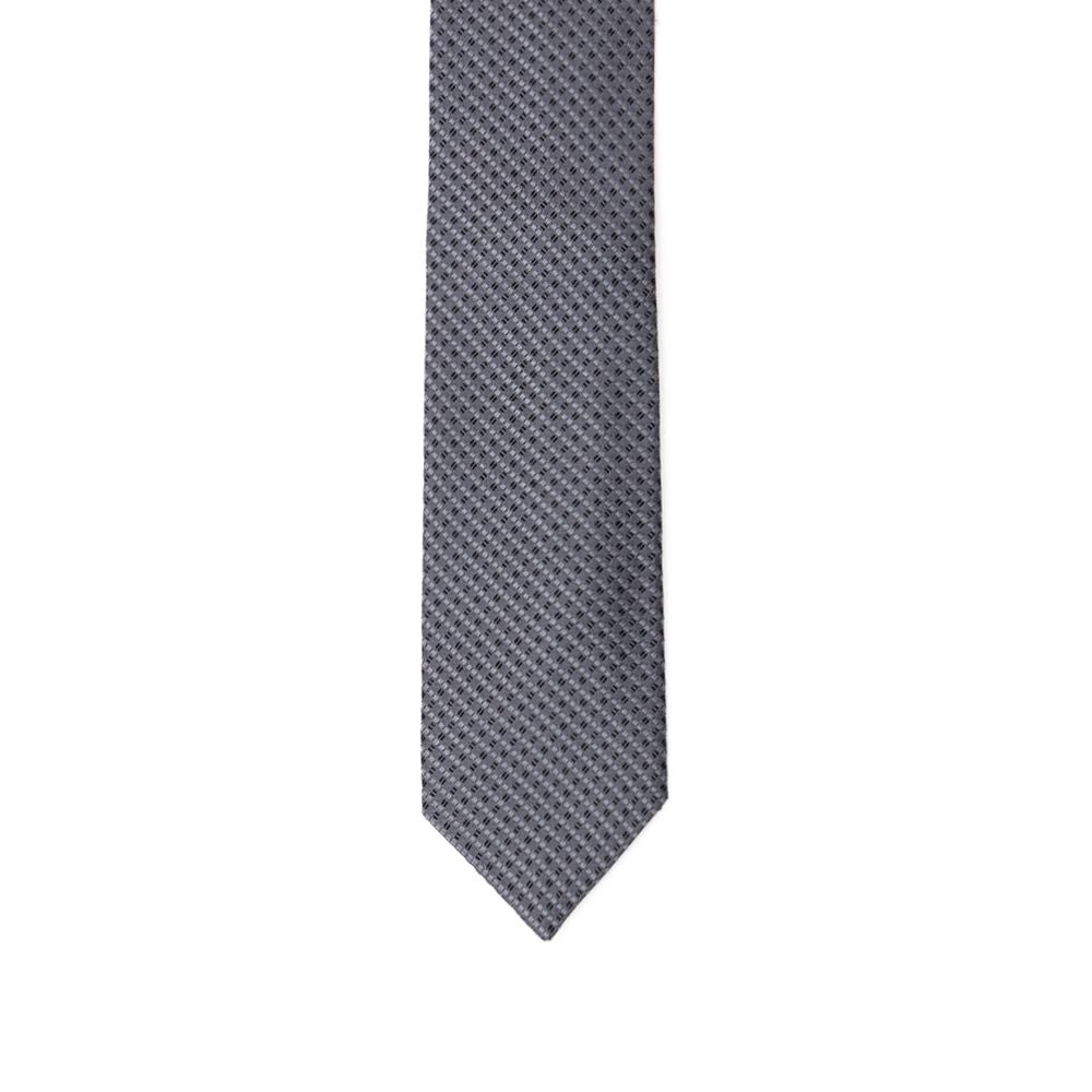 Gray Silk Tie