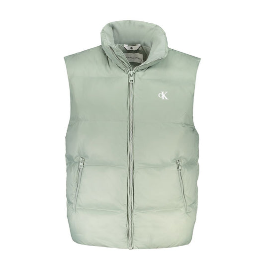 Green Polyamide Men Jacket