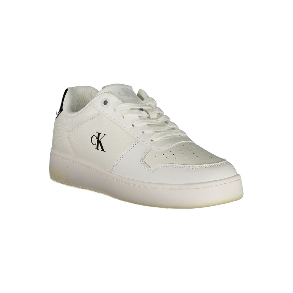 White Leather Women Sneaker