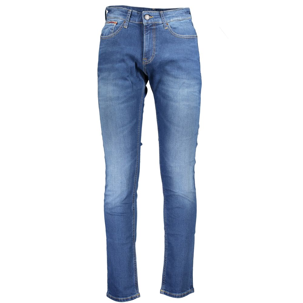 Blue Cotton Men Jeans