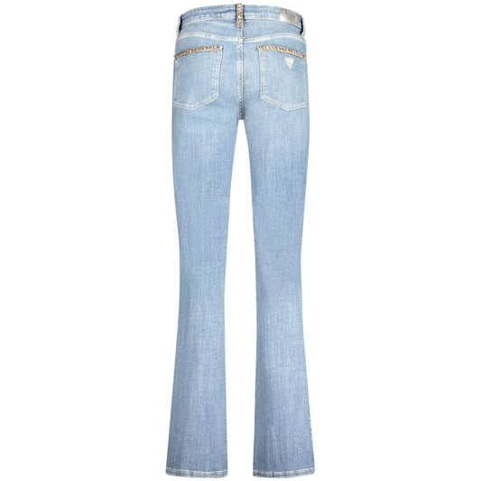 Light Blue Cotton Women Jeans