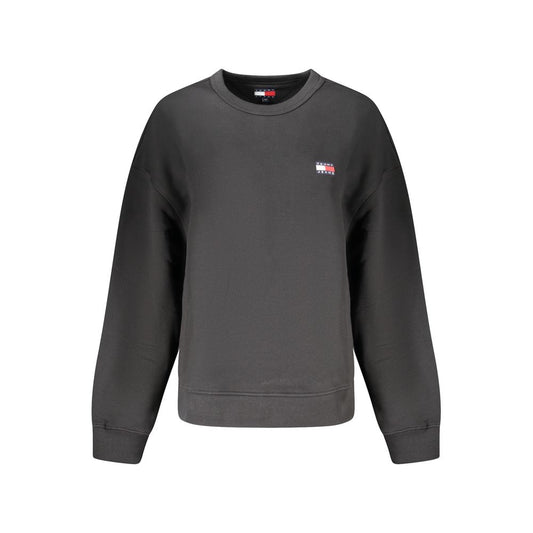 Black Cotton Sweatshirt