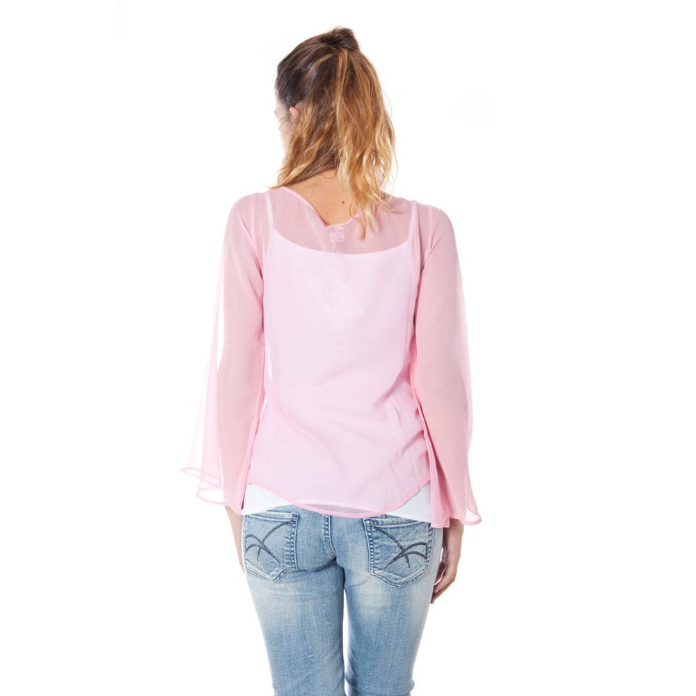 Pink Silk T-Shirt