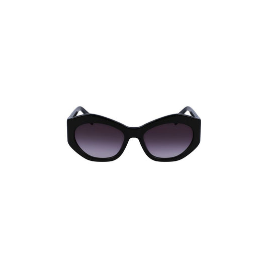 Black Acetate Women Sunglass