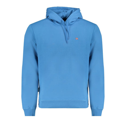 Blue Cotton Men Sweater