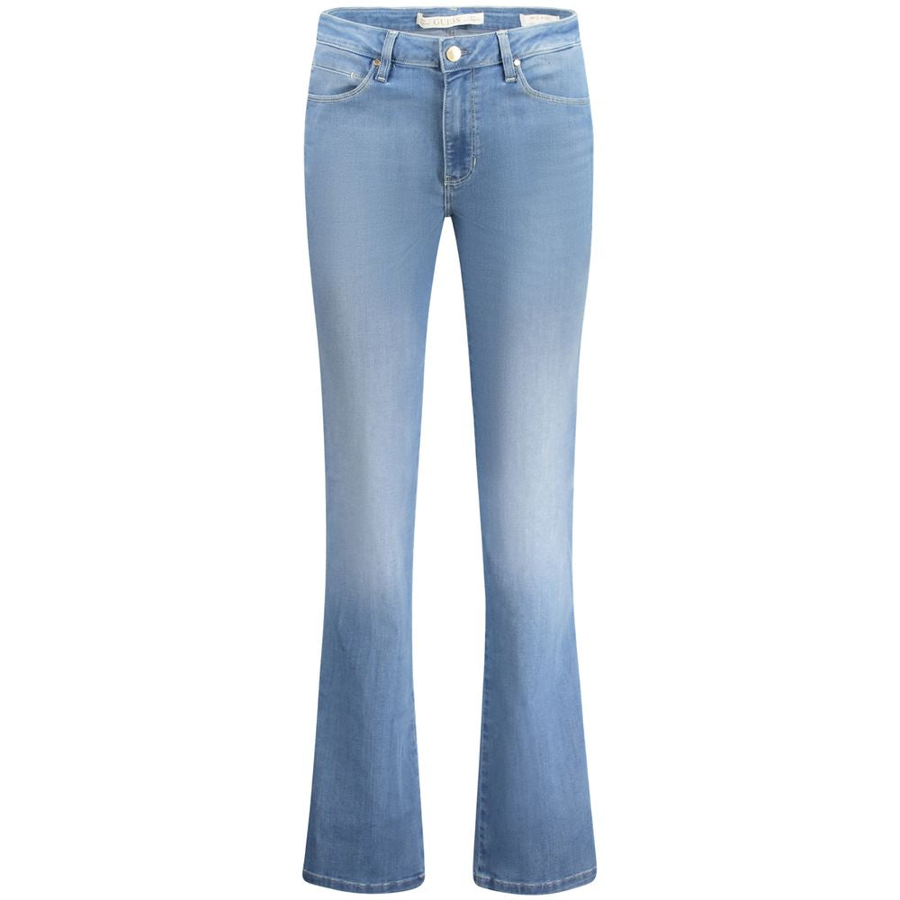 Blue Cotton Women Jeans