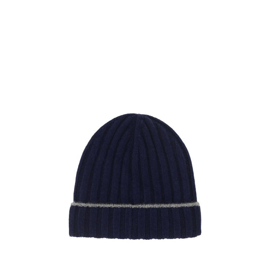 Blue Cashmere Beanie