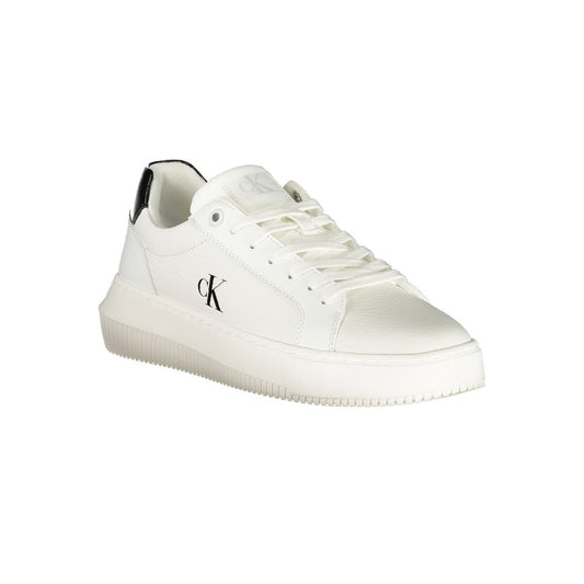 White Leather Women Sneaker