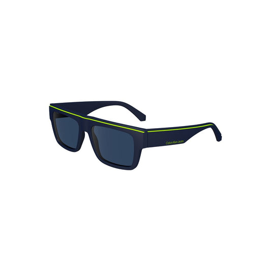 Blue Plastic Men Sunglasses