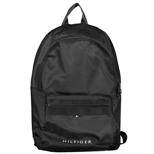 Black Polyester Backpack