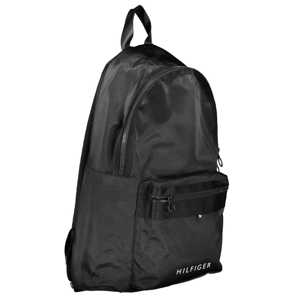 Black Polyester Backpack