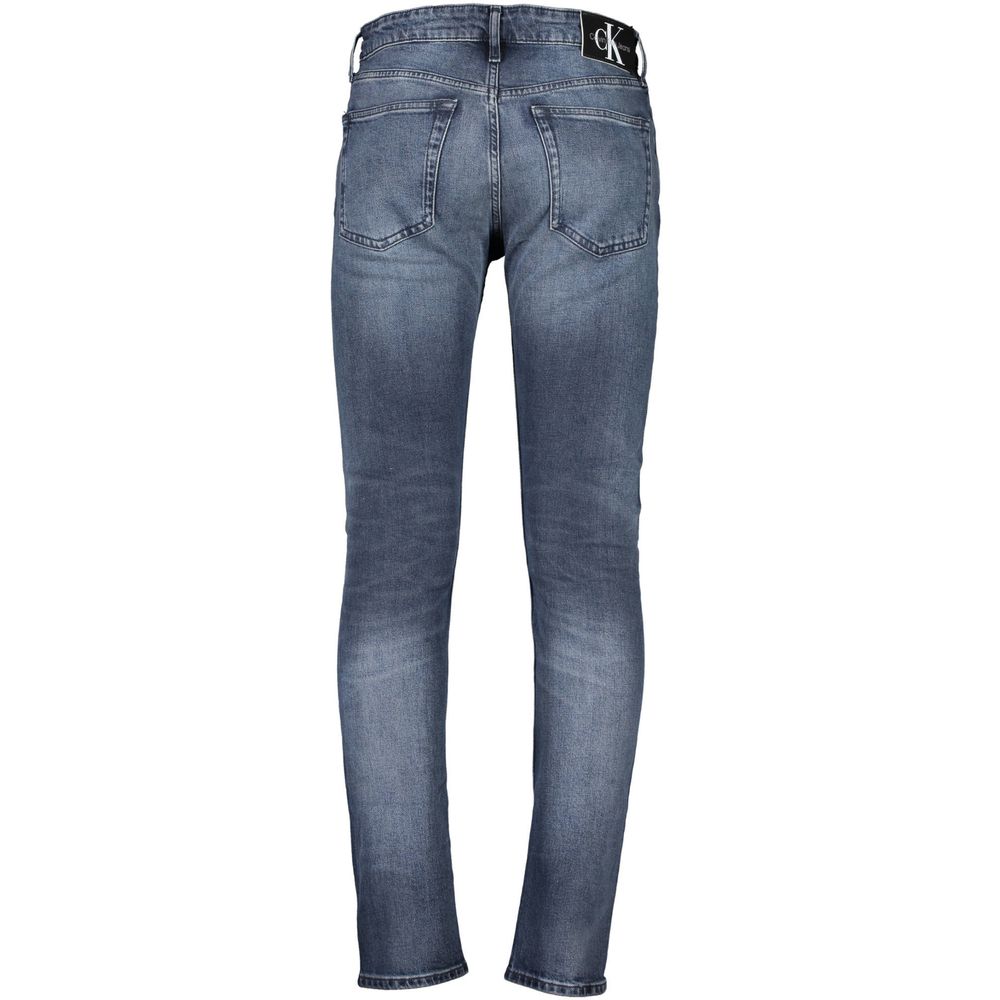 Blue Cotton Men Jeans