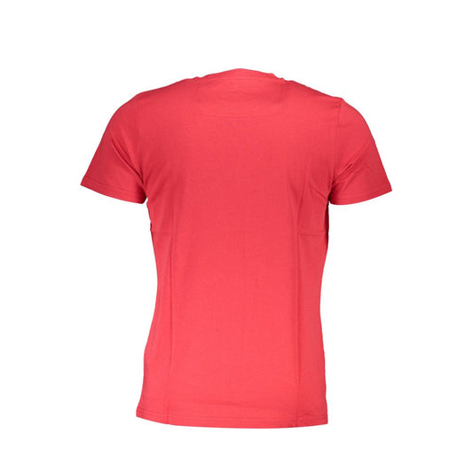 Red Cotton Men T-Shirt