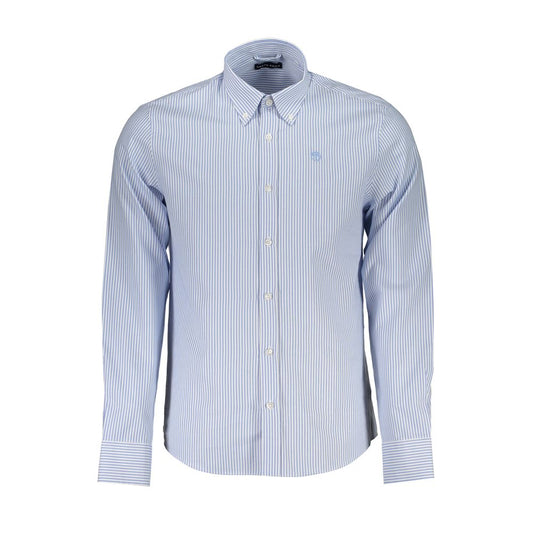 Light Blue Cotton Men Shirt