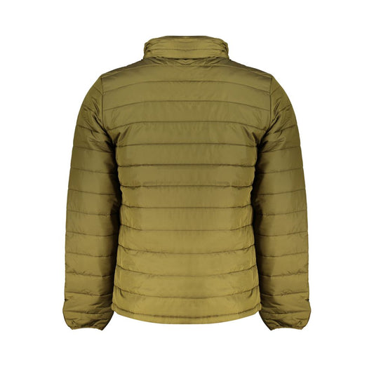 Green Polyester Men's Jacket