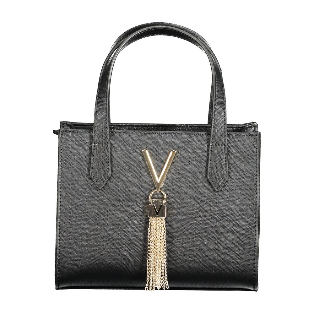 Black Polyethylene Women Handbag