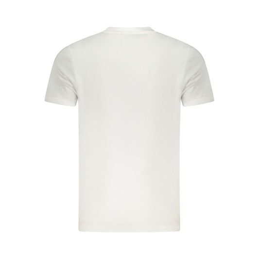 White Cotton Men's T-Shirt