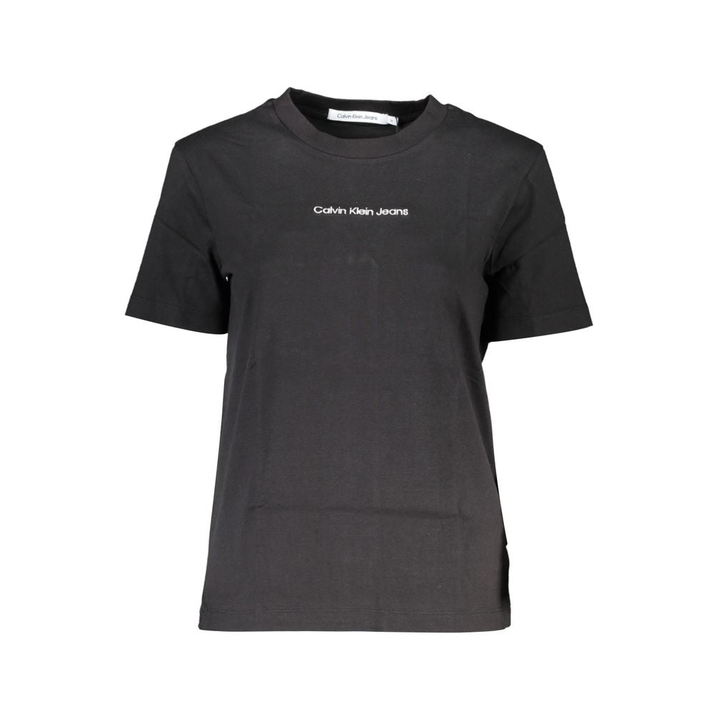 Black Cotton T-Shirt