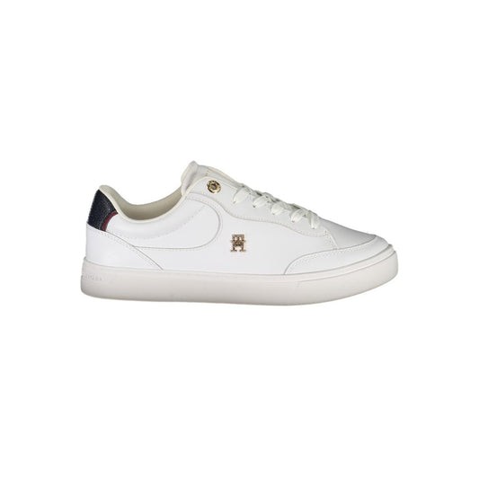 White Leather Women Sneaker
