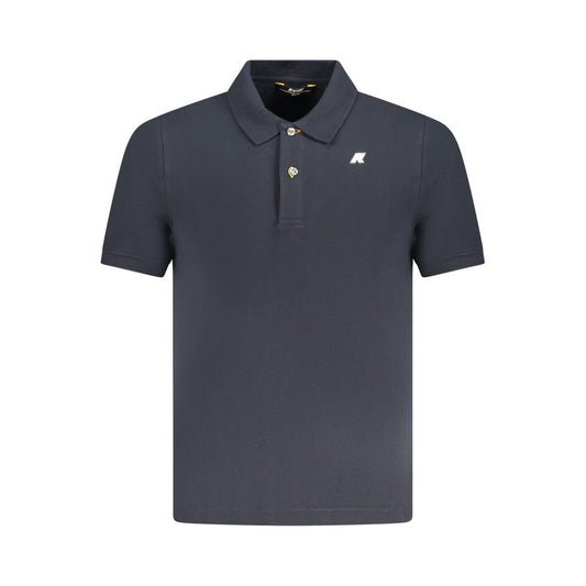 Blue Cotton Polo Shirt